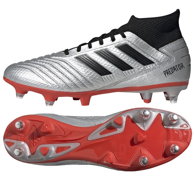 Chuteiras Adidas Predator 19.3 Sg M F99992 multicolorido prata