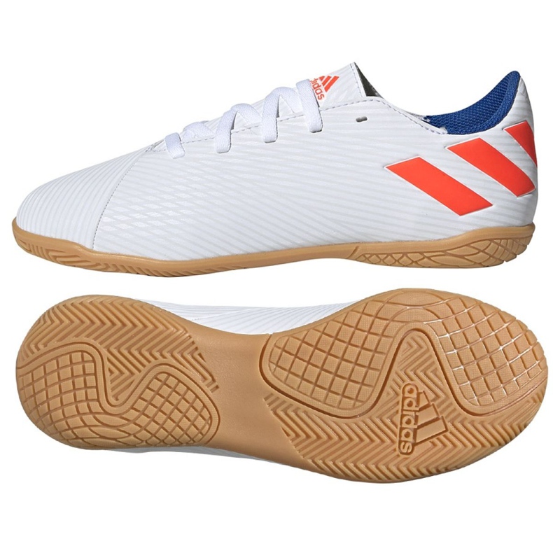 Sapatos de interior adidas Nemeziz Messi 19.4 In Jr F99928 multicolorido branco