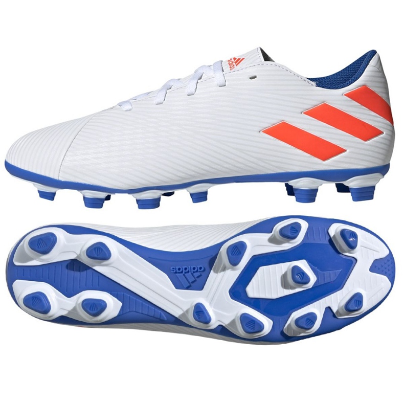 Chuteiras Adidas Nemeziz Messi 19.4 Fg M F34401 multicolorido branco