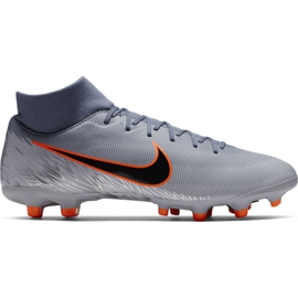 Sapatos de futebol Nike Mercurial Superfly 6 Academia FG / MG M AH7362-408 cinza