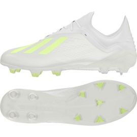 Chuteiras Adidas X 18.1 Fg M BB9348 multicolorido branco