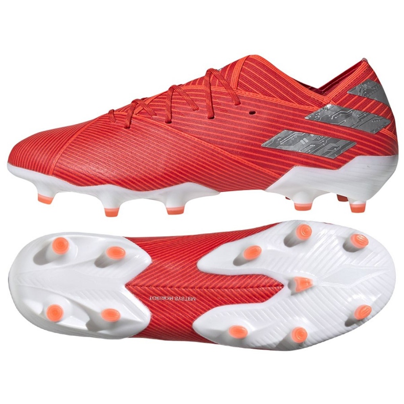 Chuteiras Adidas Nemeziz 19.1 Fg M F34408 vermelho vermelho