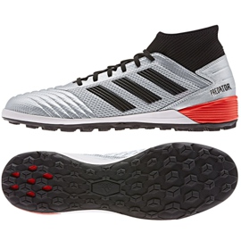 Chuteiras Adidas Predator 19.3 Tf M F35629 cinza prata Chuteiras Adidas Predator 19.3 Tf M F35629 cinza prata