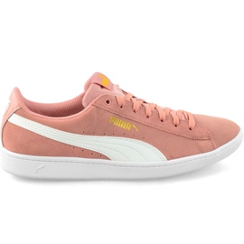 Sapatos Puma Vikky Pêssego Bege-Puma Branco W 362624 25 rosa