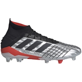 Chuteiras Adidas Predator 19.1 Fg M F35607 cinza prata