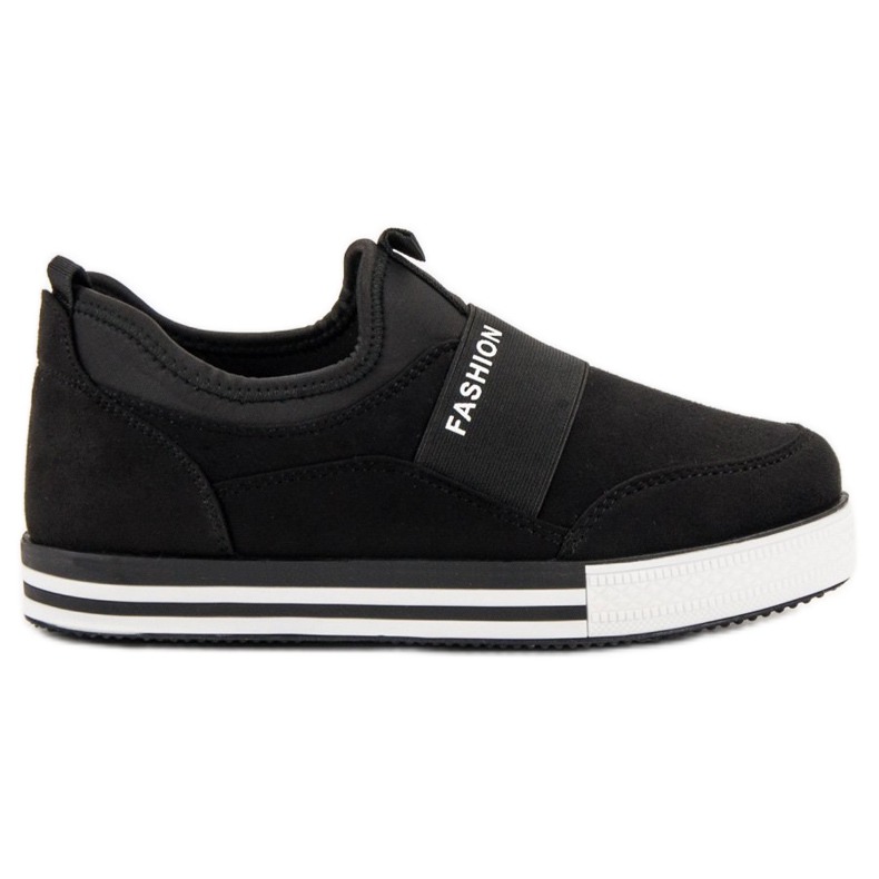 SHELOVET Tênis Slip-on preto