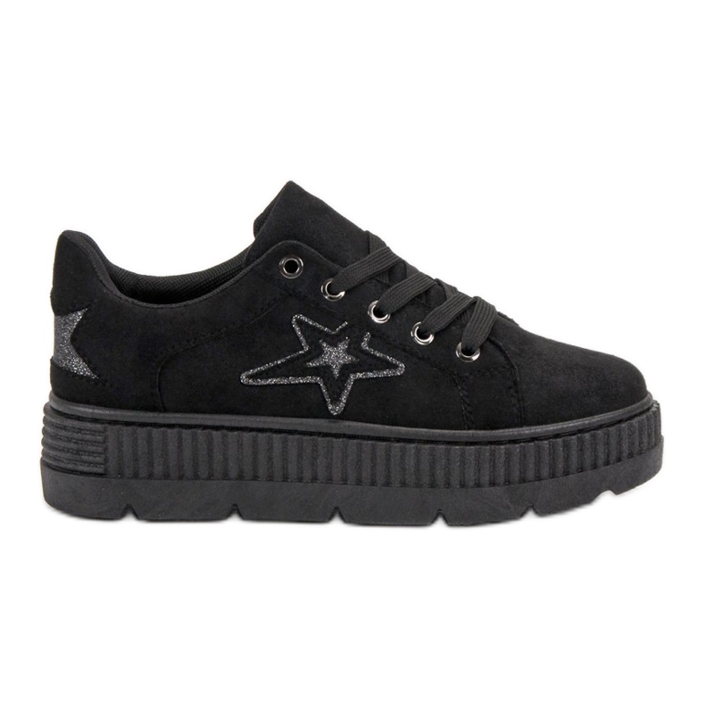 SHELOVET Suede Creepers preto