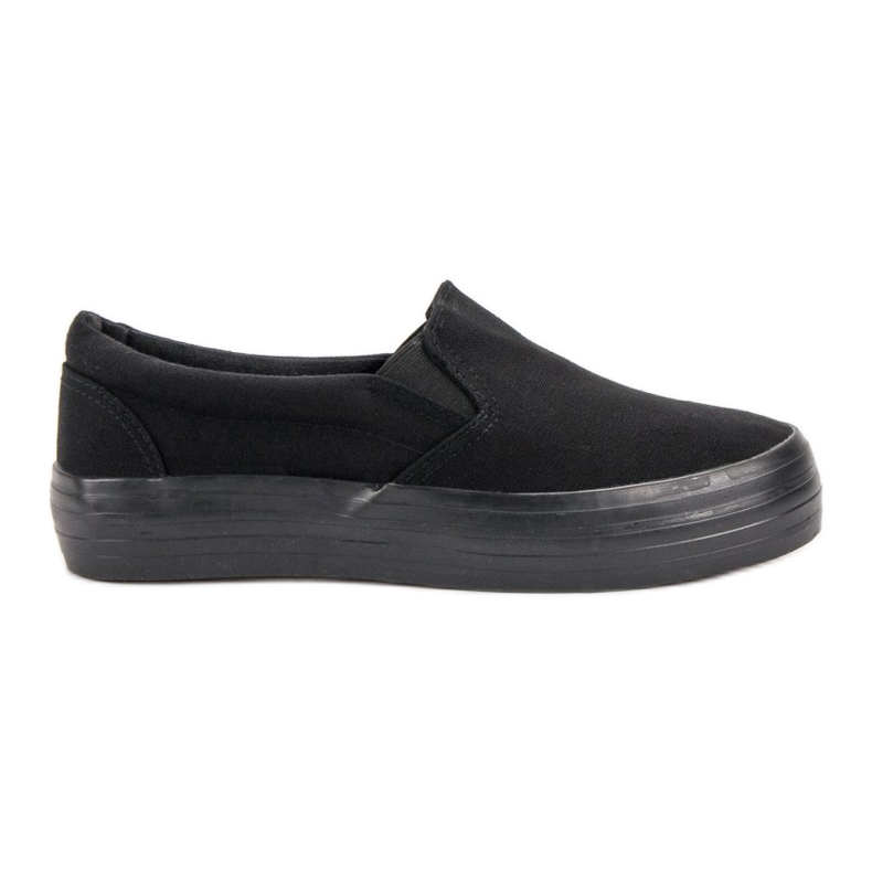 SHELOVET Slipons casuais preto