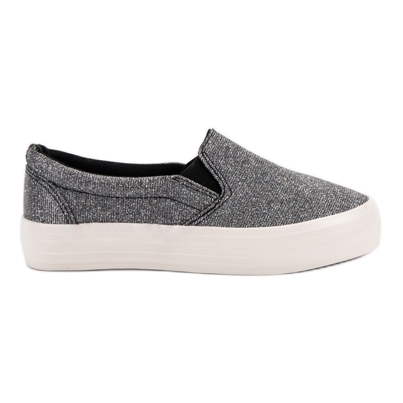SHELOVET Slipons casuais cinza