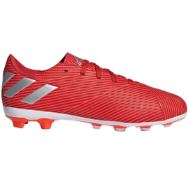 Chuteiras Adidas Nemeziz 19.4 FxG Jr F99948 vermelho vermelho