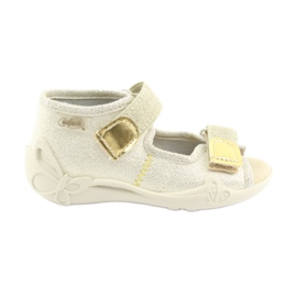 Calçado infantil amarelo Befado 342P003 marrom