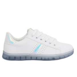Tênis feminino branco e azul 2B9XX923 BRANCO / AZUL