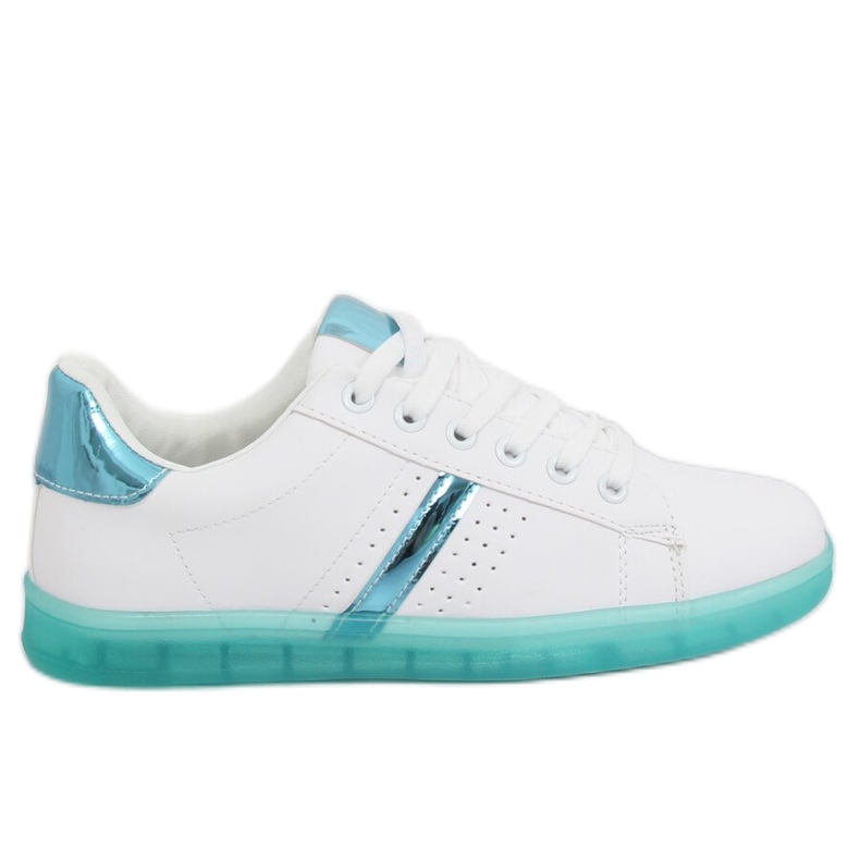 Tênis feminino branco e verde 2B9XX923 BRANCO / VERDE