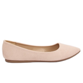 Dedo do pé bege amêndoa das bailarinas WD39P Beige