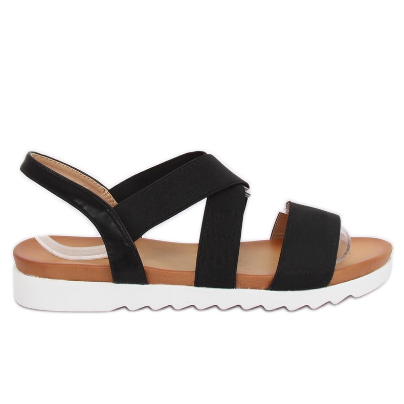 Sandálias pretas femininas P0P1268-16 pretas preto