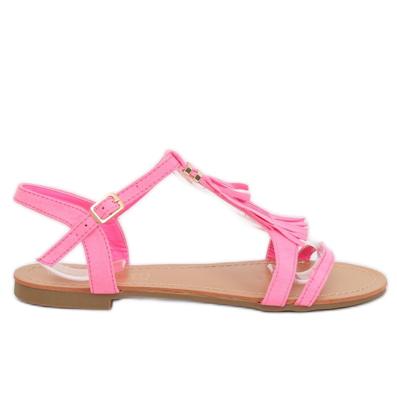 Sandálias femininas rosa 1-51 Fushia