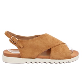 Camel 9003 Sandálias femininas Camel marrom