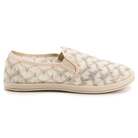 Slipons de renda VICES marrom