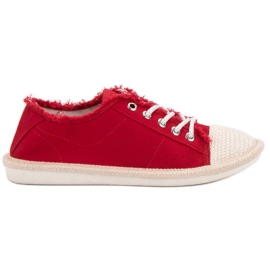 SHELOVET Alpercatas com cordões vermelho SHELOVET Alpercatas com cordões vermelho