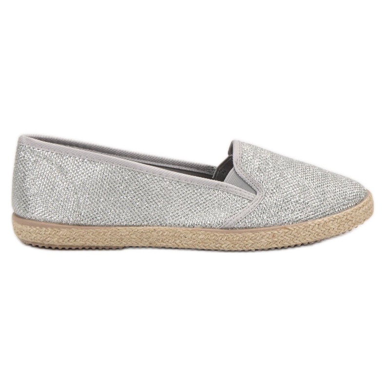 SHELOVET Tênis Slip-On Prata cinza