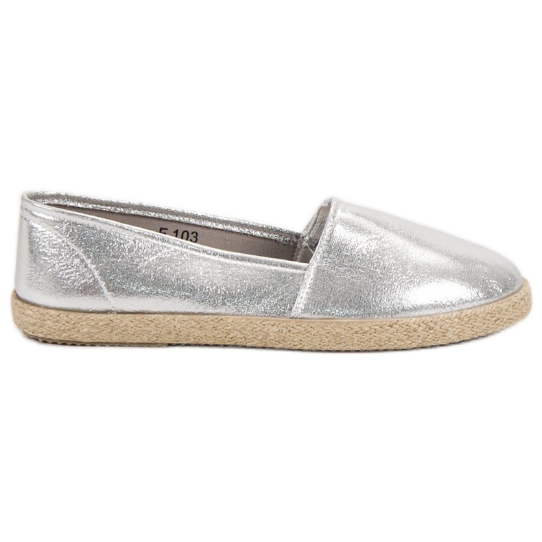 SHELOVET Shiny Slipons cinza