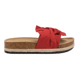 Mannika Chinelos na plataforma vermelho Mannika Chinelos na plataforma vermelho