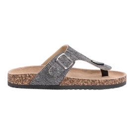 Evento Chinelos elegantes cinza