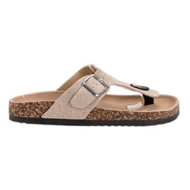 Evento Chinelos elegantes marrom