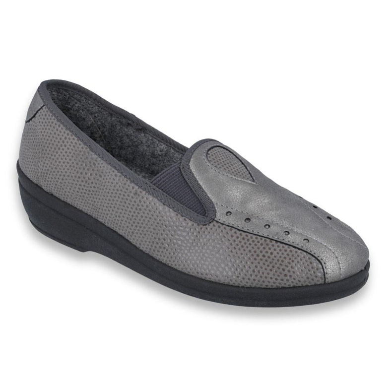 Sapatos femininos Befado pu 035D003 cinza