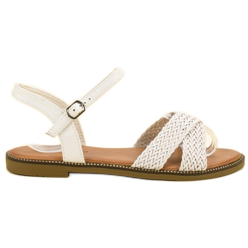 SHELOVET Sandálias brancas branco