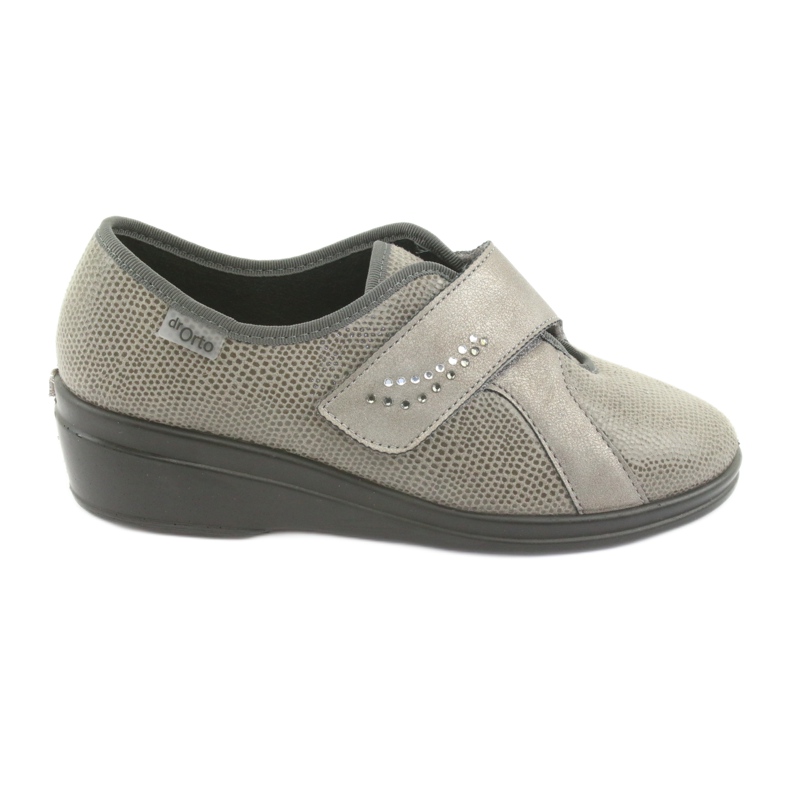 Sapatos femininos Befado pu 032D003 cinza