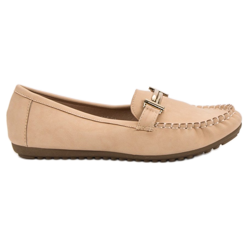Top Shoes Mocassins bege feminino