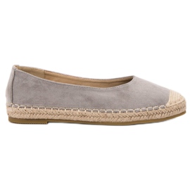 Marquiz Bailarinas de camurça cinza