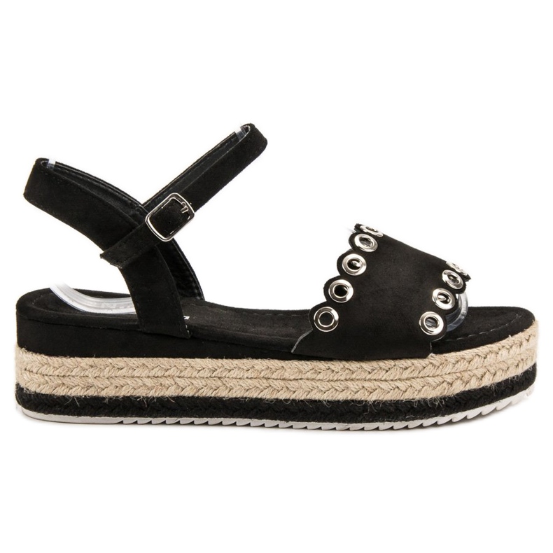 Nio Nio Sandálias na plataforma preto