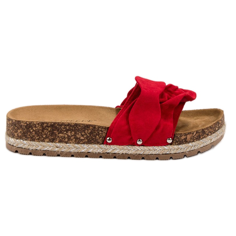 Bestelle Chinelos com folho vermelho