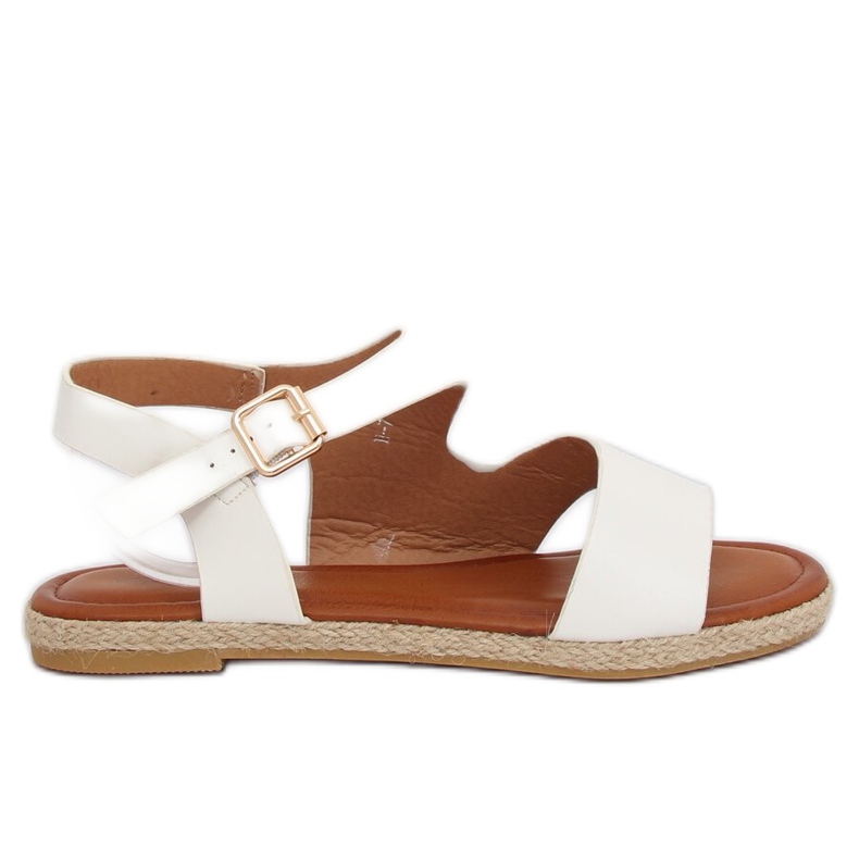 Sandálias femininas brancas H-7 White branco