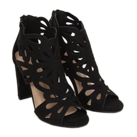 Botas pretas com aberturas AT-0657-L pretas preto