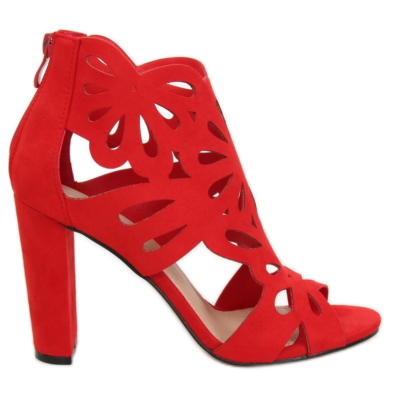 Botas vermelhas perfuradas AT-0657-L vermelhas vermelho Botas vermelhas perfuradas AT-0657-L vermelhas vermelho