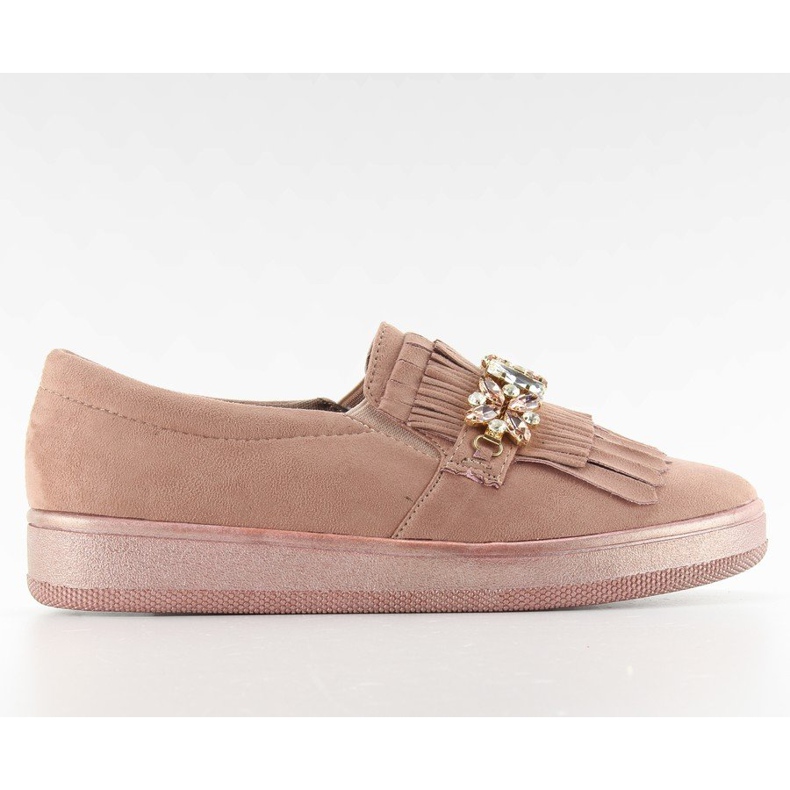 Slipony na pérola t277p rosa II-GAT