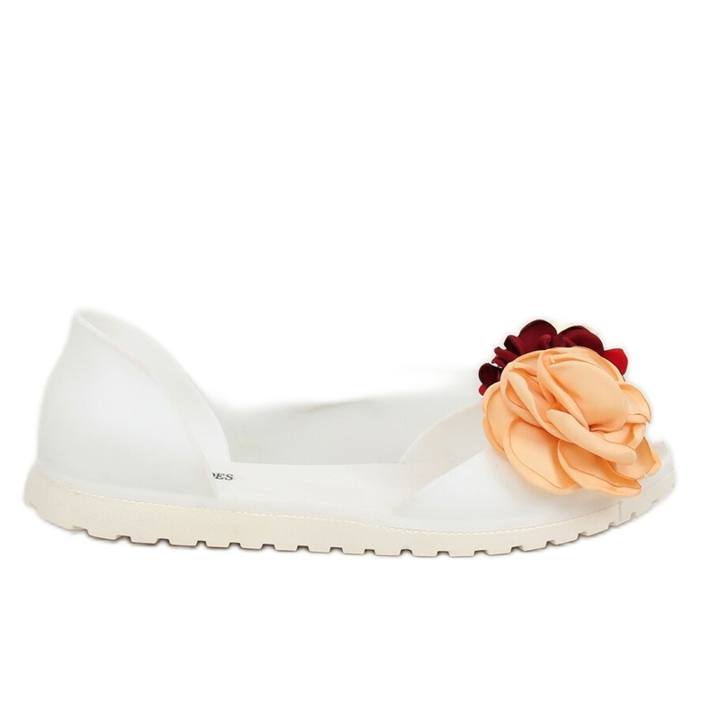 Meliski white ballerinas W-13 White branco