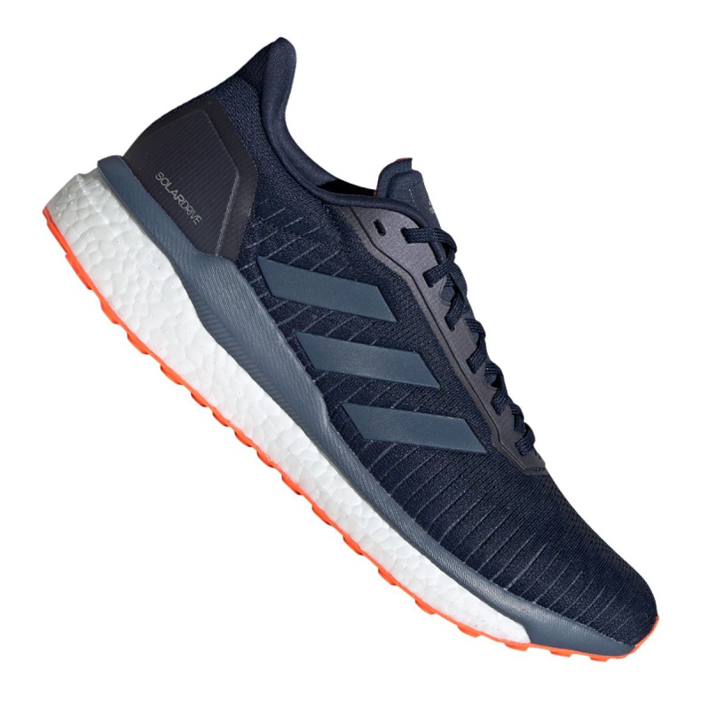 Tênis de corrida Adidas Solar Drive 19 M EF0786 azul marinho