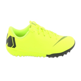 Chuteiras Nike Mercurial VaporX 12 Academy Tf Jr AH7353-701 amarelo Chuteiras Nike Mercurial VaporX 12 Academy Tf Jr AH7353-701 amarelo