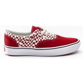 Vans Comfycush Era V9Z Lágrima Checkerboard Corrida Vermelho Verdadeiro Branco