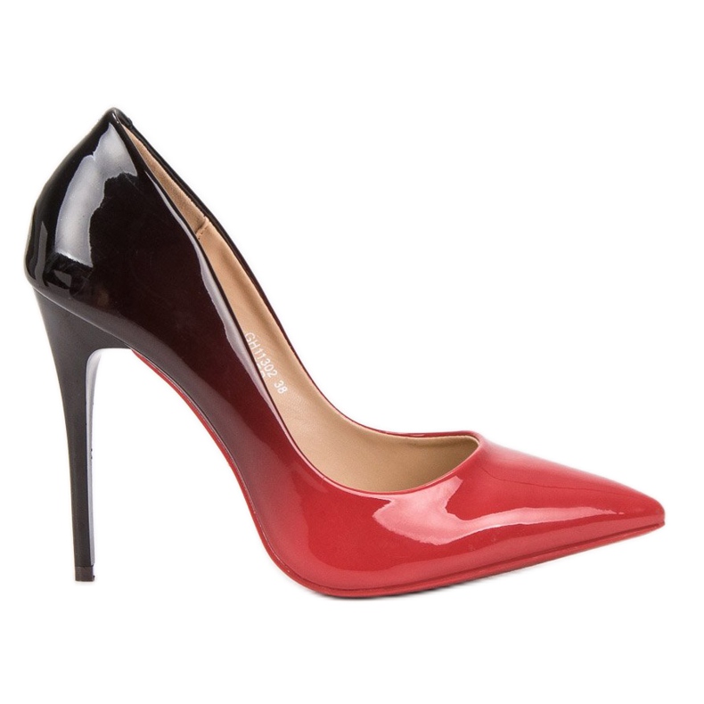 Jumex Sexy Ombre Heels vermelho