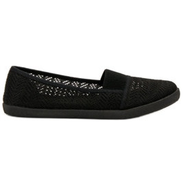 Mckeylor Bailarinas têxteis preto