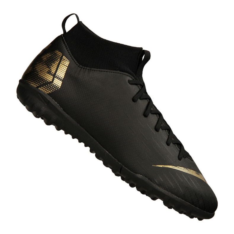 Chuteiras Nike Superfly 6 Academy Tf Jr AH7344-077 preto preto
