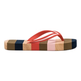 Ax Boxing Flip-flops na plataforma multicolorido