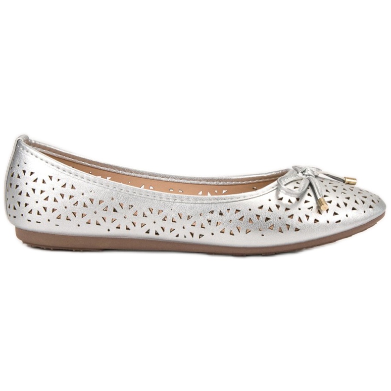 Renda Bailarinas Silver Openwork cinza