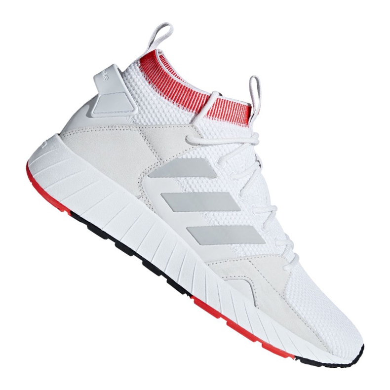 Sapatos Adidas Questarstrike Mid M G25775 branco vermelho