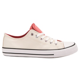 SHELOVET Tênis baixos marrom